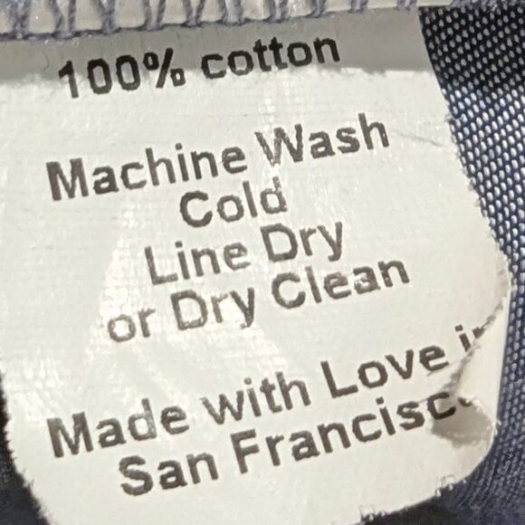 Sunhee Moon chambray long tunic topc - Picture 3 of 4